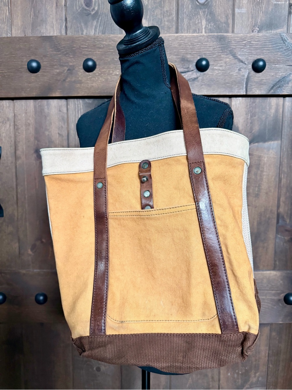 Vintage Reproduction by Levi’s Vintage Clothing - Tote Bag in Mustard and Brown